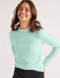 Pull tendance : broderie anglaise 