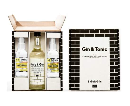 Cadeaux gourmands : Brick Gin & Artonic