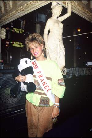 Nathalie Marquay est élue, à 19 ans, Miss Alsace 1986.