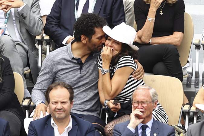 Tomer Sisley et Sandra Zeitoun à Roland Garros