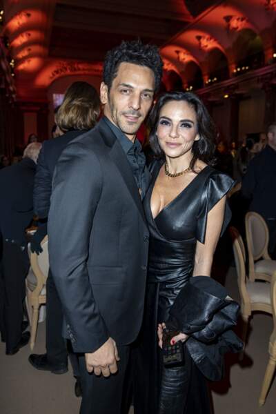 Tomer Sisley et Sandra Zeitoun à la soirée de gala de la 18e édition du "Dîner de la mode du Sidaction" au Pavillon Cambon Capucines