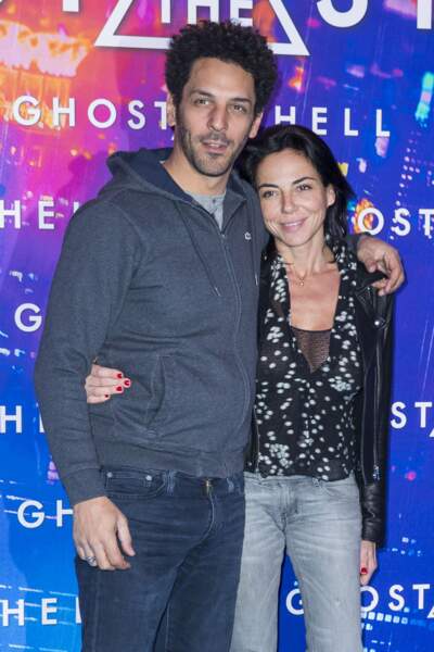 Tomer Sisley et Sandra Zeitoun à l'avant-première du film "Ghost in the Shell" au Grand Rex 