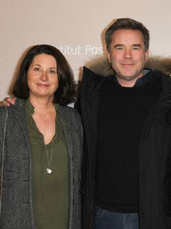 Guillaume de Tonquédec et sa femme Christèle à l'avant-première du film "Le meilleur reste à venir", au cinéma Le Grand Rex, à Paris, le 2 décembre 2019.