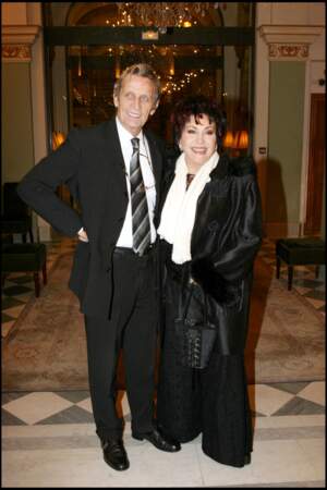 Rika Zaraï et son mari Jean-Pierre Magnier à une soirée au Royal Monceau