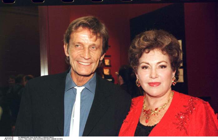 Rika Zaraï et son mari Jean-Pierre Magnier pour ses 50 ans de carrière à l'Olympia