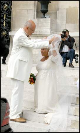 Mariage de Mimie Mathy et Benoist Gérard, à Neuilly Sur Seine