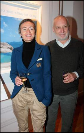 Alexia Stresi et François Berléand au vernissage de l'exposition "Les Rendez-vous du voyage de luxe", à l'hôtel Dassault