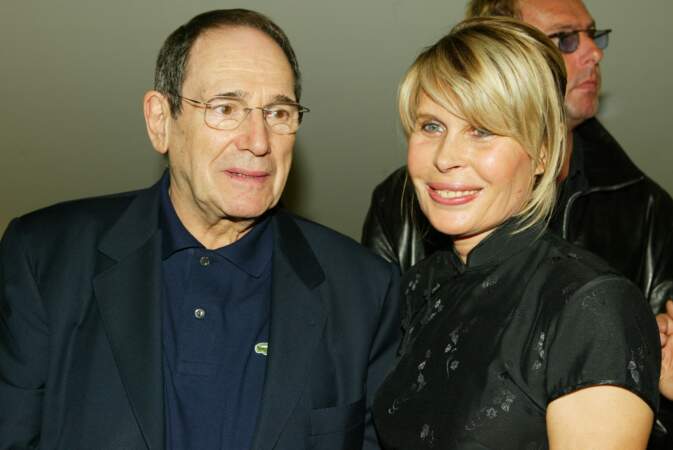 Robert Hossein et sa troisième épouse Candice Patou (2003)
