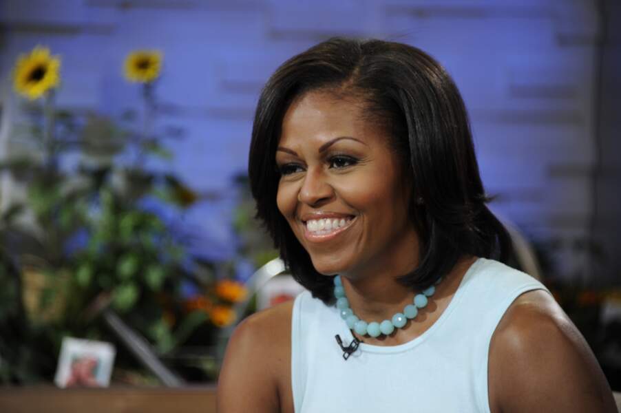 Le carré court brun de Michelle Obama