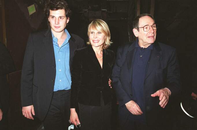 Robert Hossein, sa femme Candice Patou et leur fils Julien