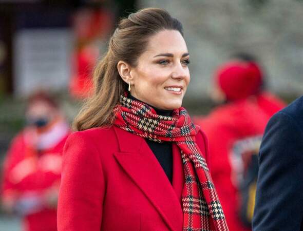 La demi-queue glamour de Kate Middleton