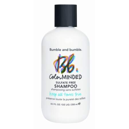 Color Minded - Shampoo Sans Sulfate, Bumble & Bumble, flacon 250 ml, prix indicatif : 32 €