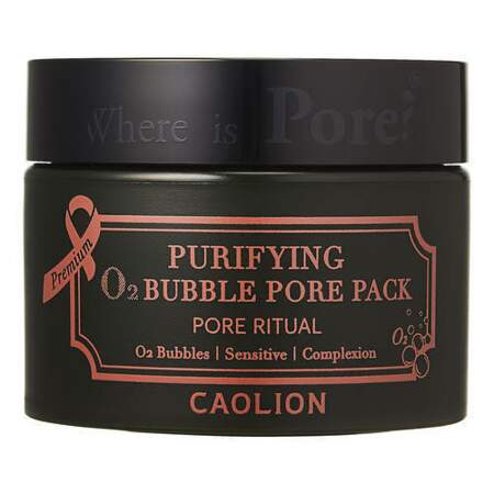 CAOLION : Premium Purifying O2 Bubble Pore Pack, pot 50g, 25 € en exclusivité chez Sephora