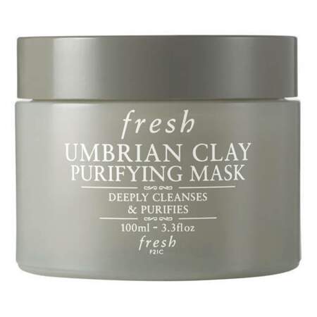 Umbrian Clay Purifying Mask - Masque Purifiant à l'Argile, Fresh, pot 100 mL, prix indicatif : 67 €