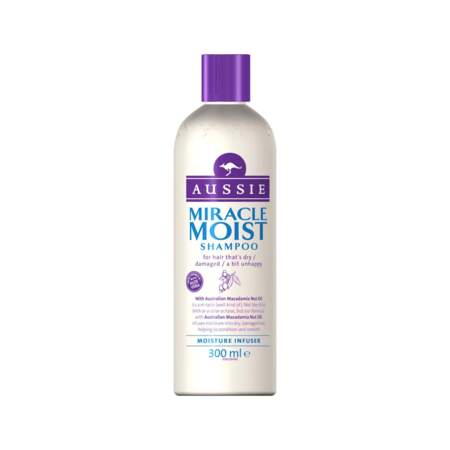 Shampooing Miracle Moist, Aussie, 7 €