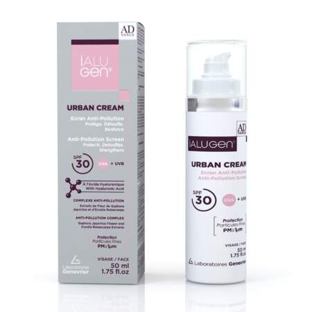 14 - Urban Cream Ecran Anti-Pollution SPF30, Ialugen Advance, flacon-pompe 50 ml, prix indicatif : 52,90 €