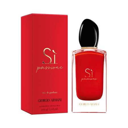 Si Passione - Eau de Parfum, Giorgio Armani, vaporisateur 100 ml, prix indicatif : 122,11 €