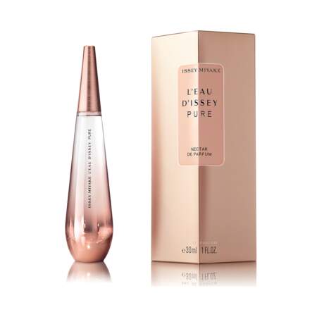 L'Eau D'Issey Pure - Nectar de Parfum, Issey Miyake, vaporisateur 50 ml, prix indicatif : 78 €