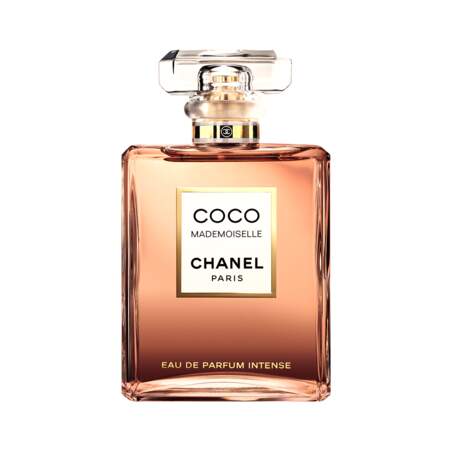 26 - Coco Mademoiselle - Eau de Parfum Intense, Chanel, flacon 100 ml, prix indicatif : 97 €