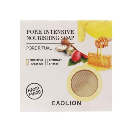 Soin des Pores Savon Ultra Nourrissant, Caolion, 100 g, prix indicatif : 13,90 €