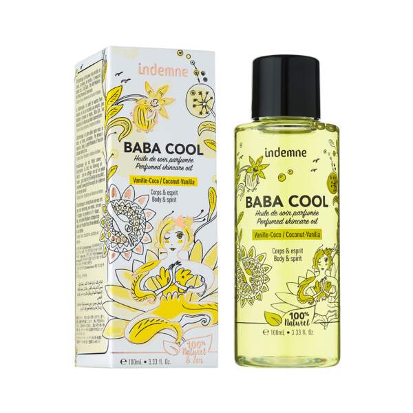 Baba Cool - Huile de Soin Parfumée, Indemne, flacon 100 ml, prix indicatif : 14,95 €