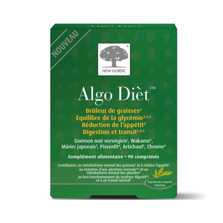 Algo Diet - Brûleur de graisses, New Nordic, prix indicatif : 34,90 €