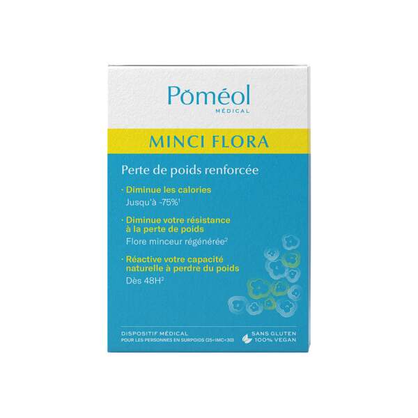 Poméol - Minci Flora, Clémascience, 90 gélules, prix indicatif : 39,90 €