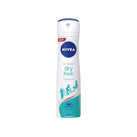 Dry Fresh - Anti-transpirant, Nivea, prix indicatif : 3,30 €