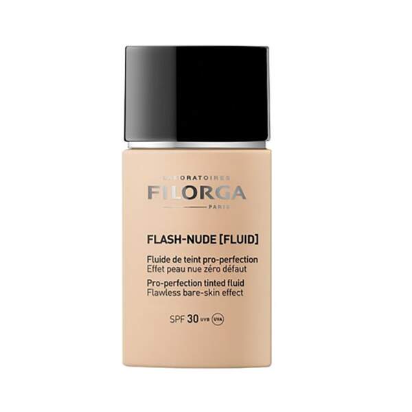 Flash-Nude Fluid - Fluide de Teint Pro-Perfection, Filorga, flacon 30 ml, prix indicatif : 36,90 €