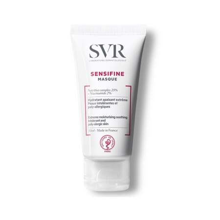 Sensifine - Masque, SVR, tube 50 ml, prix indicatif : 12 €