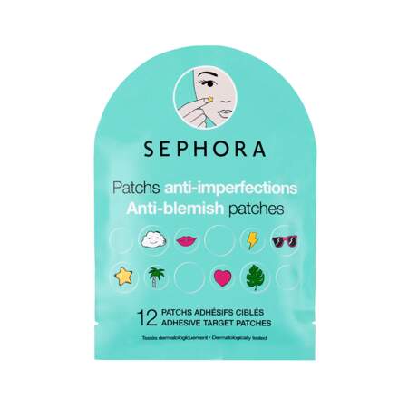 Patch Anti-imperfections, Sephora, 12 patchs, prix indicatif : 2,99 €