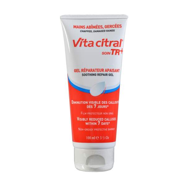 Vitacitral Soin TR+ Gel Réparateur Apaisant, Vita Citral, tube 75 ml, prix indicatif : 7,12 €