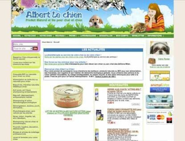 Albert le chien : produit naturel et bio pour chien et chat