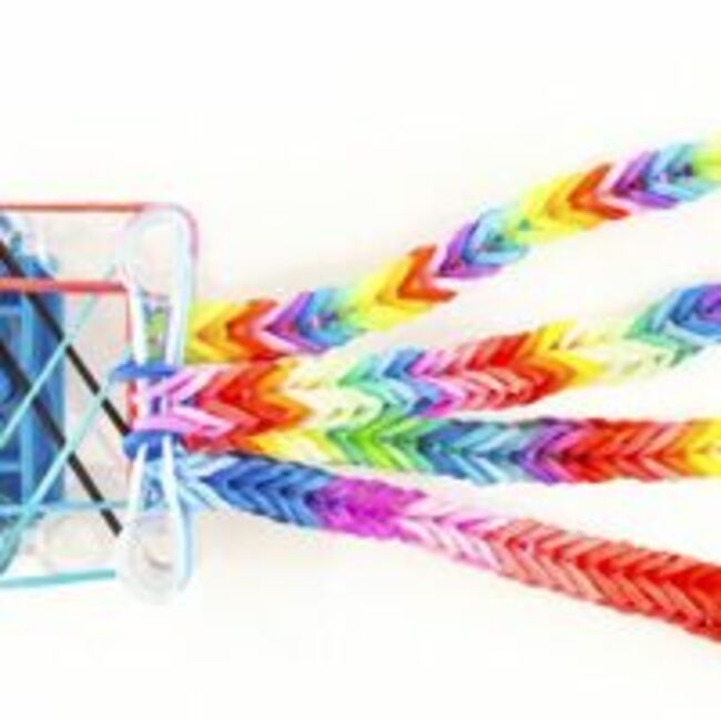 Tutoriel Bracelet / bague en élastique Rainbow loom – Rainbow Loom® –  Tendances Créatives