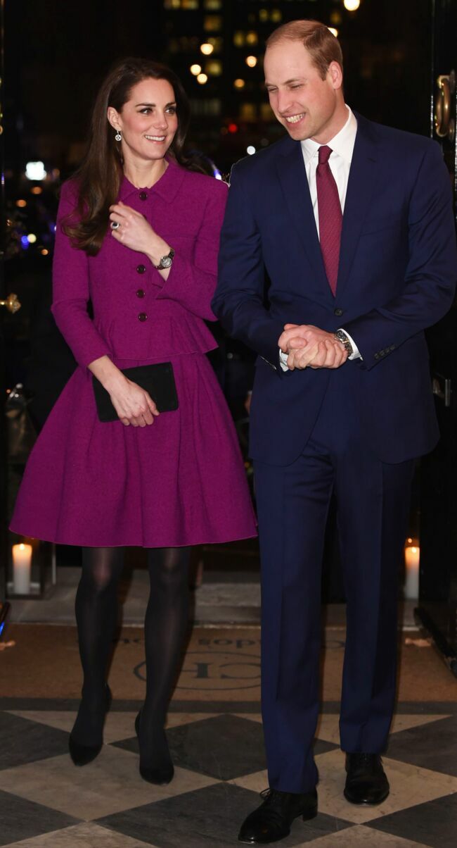 Kate Middleton et le prince William à Londres en février 2017.