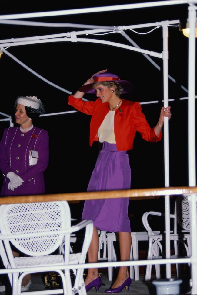 Lady Diana à Hong Kong, le 1er novembre 1989.