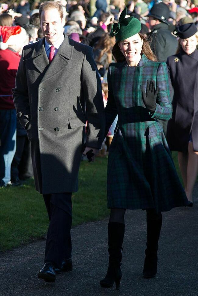 Kate et son manteau en 2013