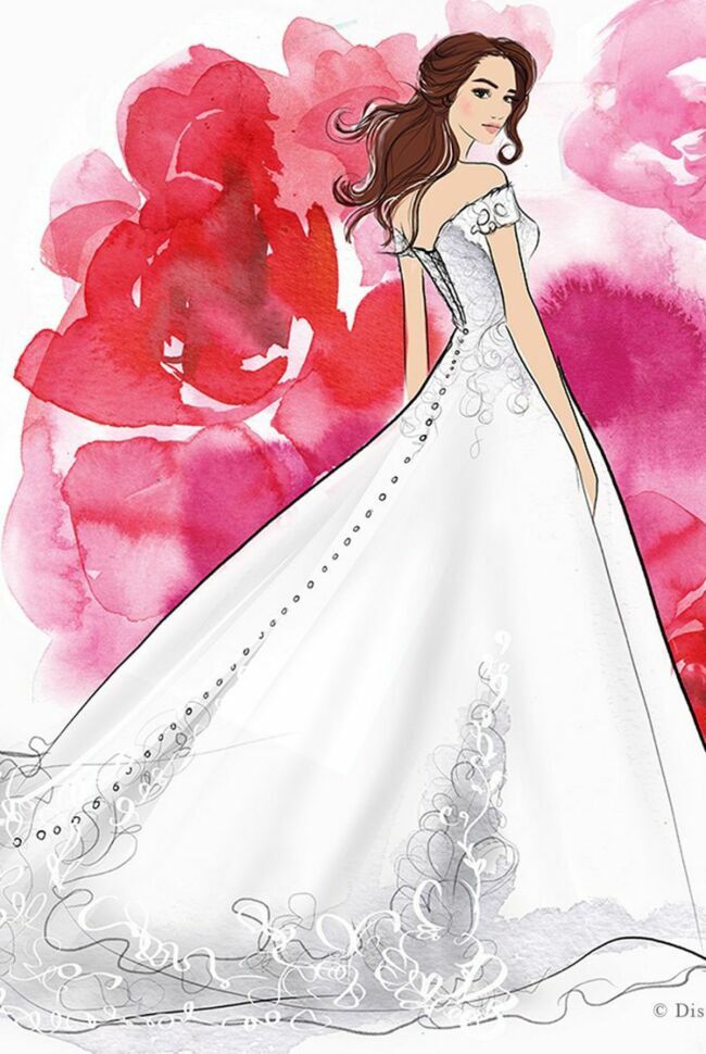 Des robes de mariée inspirées de nos Disney préférés
