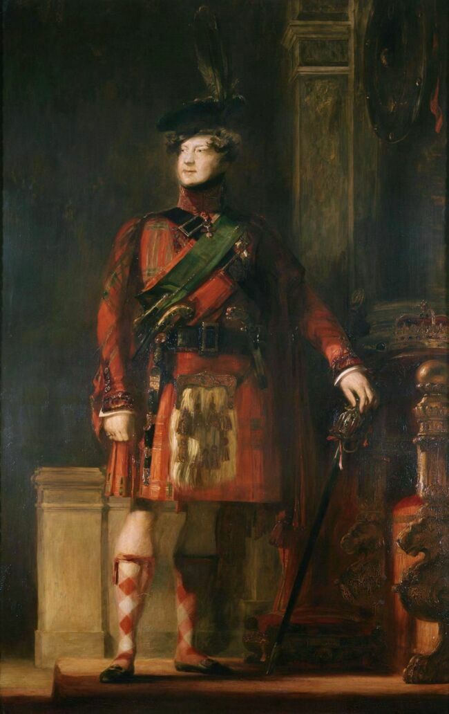 Portrait de George IV par David Wilkie, 1829.