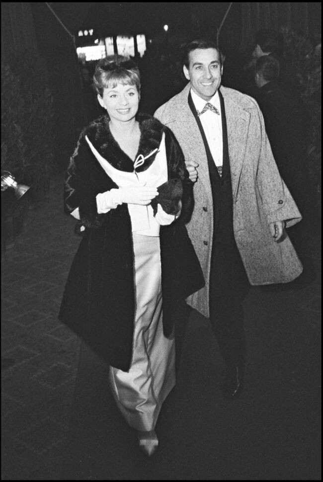 Annie Cordy et son mari, en 1962