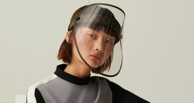 La visière "LV Shield" de Louis Vuitton 