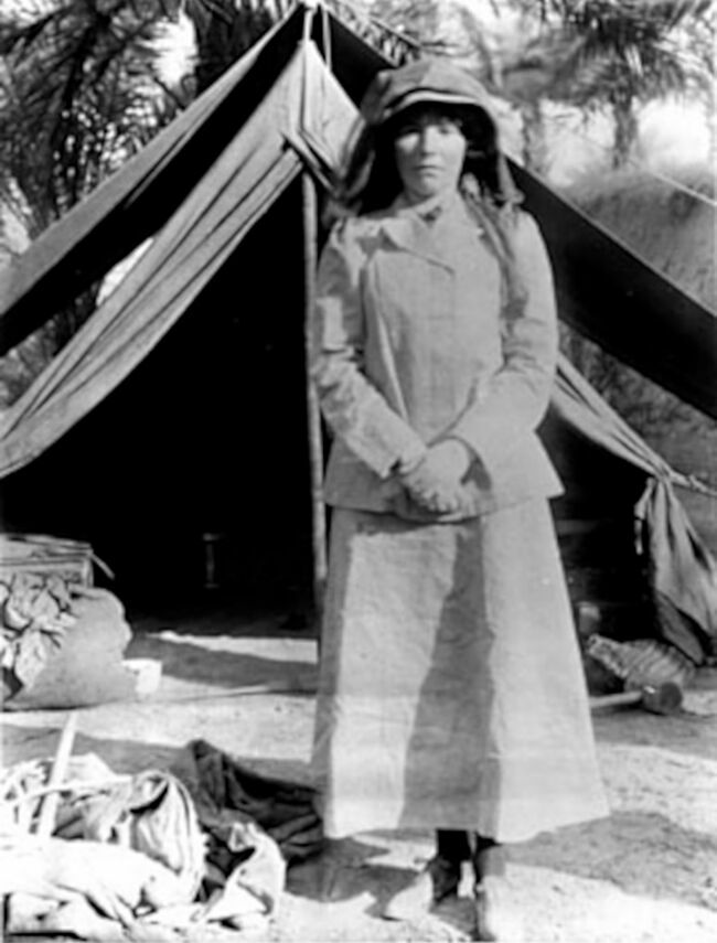 Gertrude Bell en 1909.