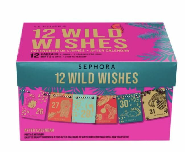 Calendrier de l'Après 12 Wild Wishes, Sephora, 24,99€