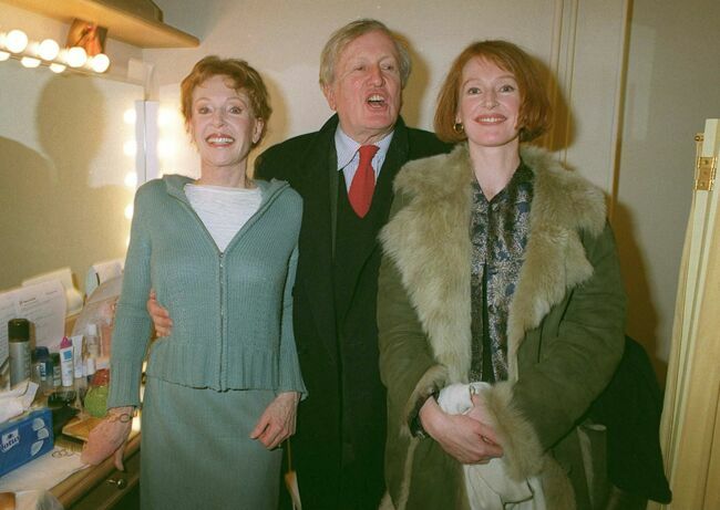 Catherine, Claude et Delphine Rich en 2001