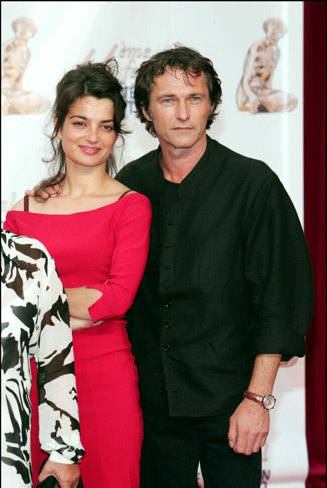 Bruno Wolkowitch et sa compagne Fanny Gilles, en 2004