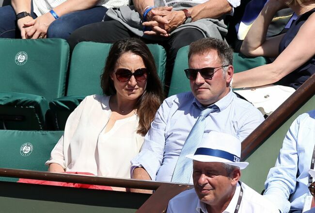 Pierre Sled et Barbara Ricevuto en 2017 à Roland Garros