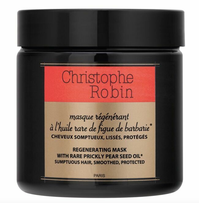 Masque régénérant à l'huile rare de figue de barbarie, Christophe Robin, 54€ (250ml). 