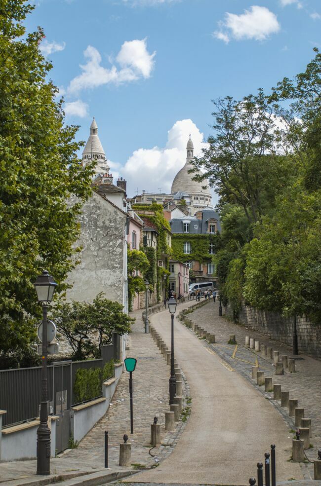 La butte Montmartre, à Paris.