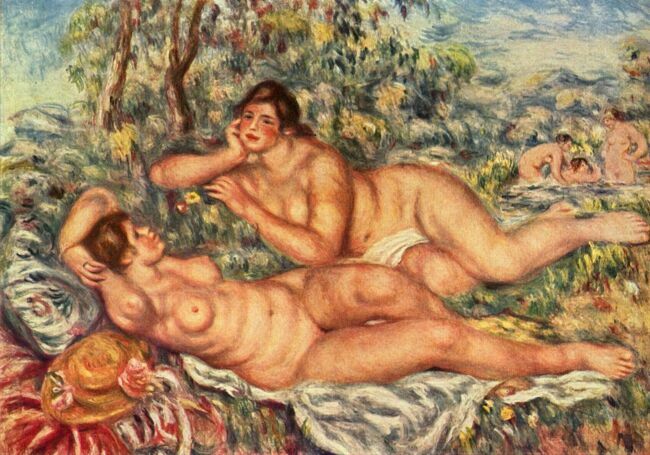 Les Baigneuses de Pierre-Auguste Renoir. Musée d'Orsay.