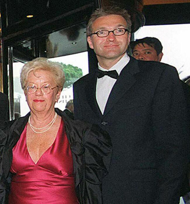 Monique Pantel et Laurent Ruquier au Festival de Cannes le 19 mai 2001